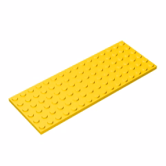 GOBRICKS GDS-558 Plate 6 x 16 - YWOBB