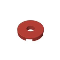 GOBRICKS GDS-965 Round 2 x 2 with Hole - YWOBB