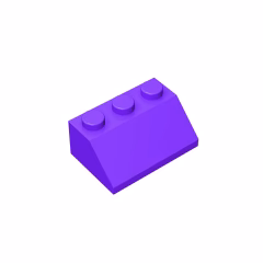 GOBRICKS GDS-590 Slope 45 2 x 3 - YWOBB