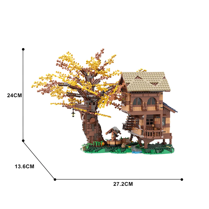 GOBRICKS MOC 55068 Arcadian Hut - YWOBB