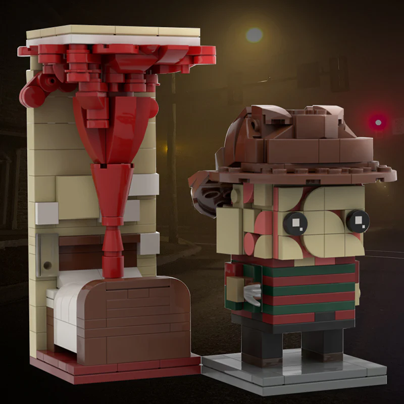 GOBRICKS MOC 46943 Freddy Krueger Brickheadz - YWOBB