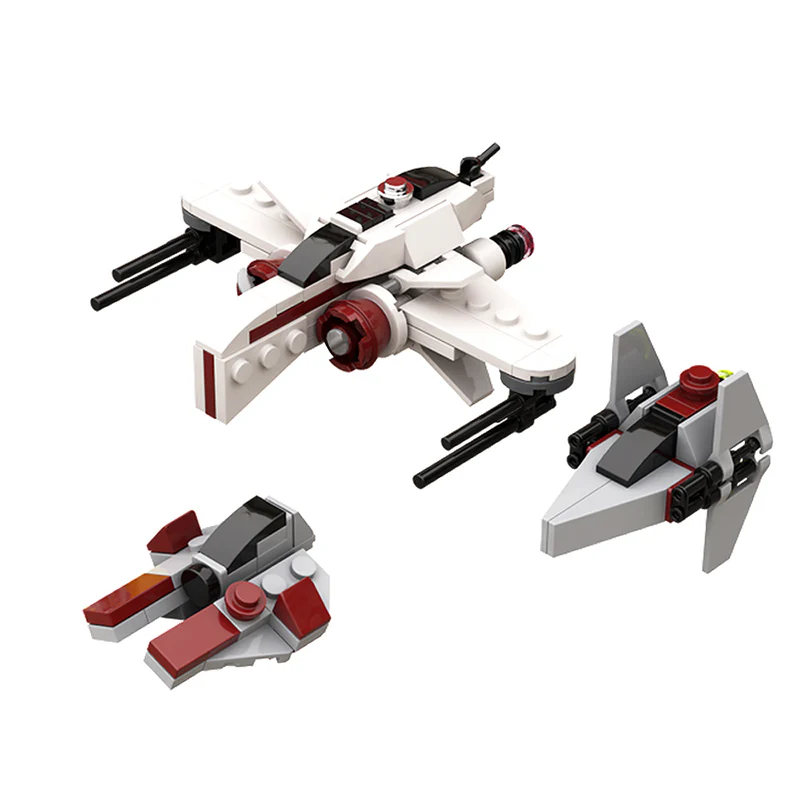GOBRICKS MOC 48786 republic fighter squadron - YWOBB