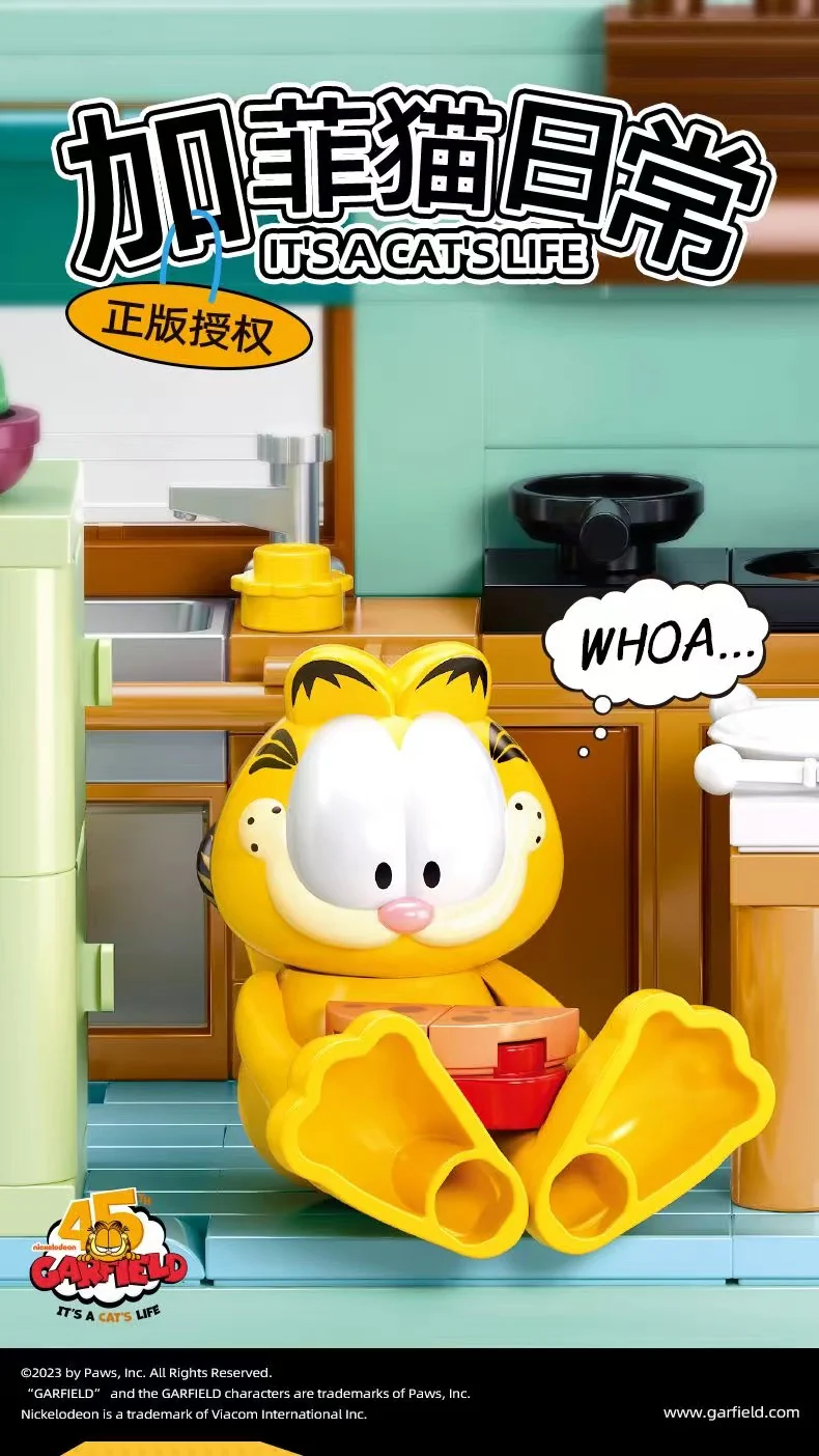 SLUBAN M38-B1225 Garfield It's A Cat's Life - YWOBB