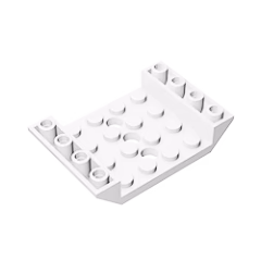 GOBRICKS GDS-684  Inverted 45 6 x 4 Double with 4 x 4 Cutout and 3 Holes - YWOBB