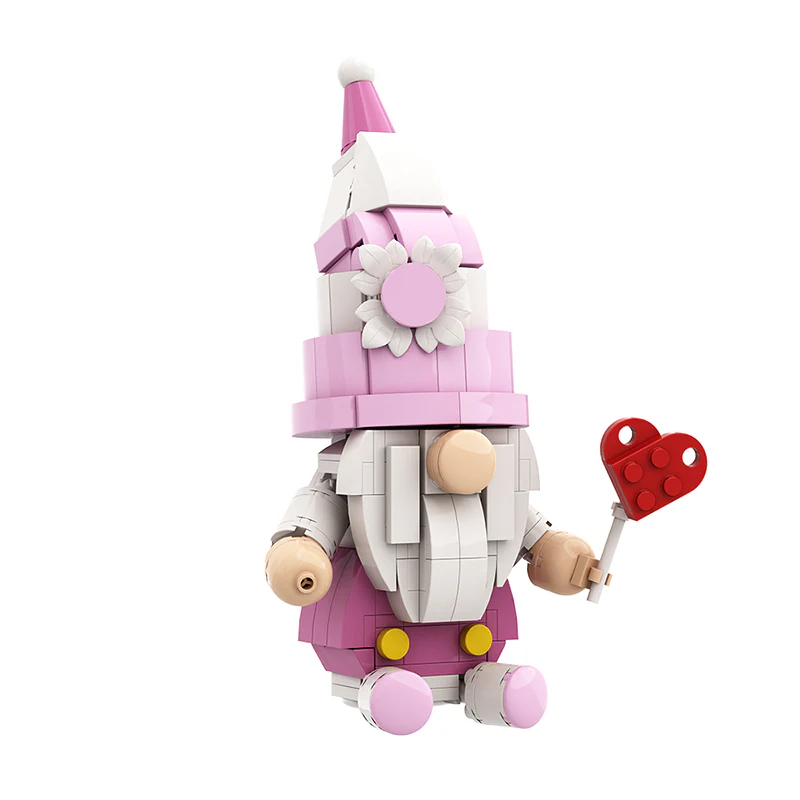 GOBRICKS MOC A0345 Valentine's Day Faceless Doll - YWOBB