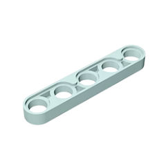 GOBRICKS GDS-693  Liftarm Thin 1 x 5 - YWOBB