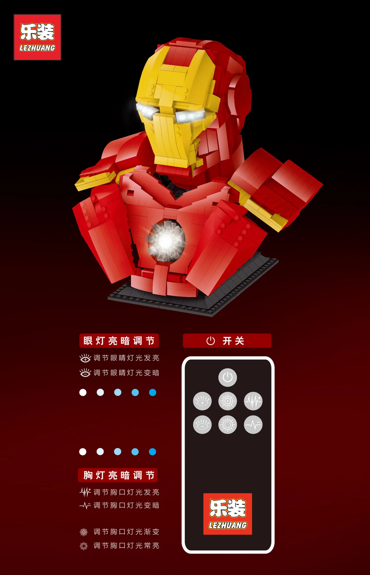 LZ 19303 Iron Man Bust - YWOBB