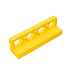 GOBRICKS GDS-881 Fence 1 x 4 x 1 - YWOBB