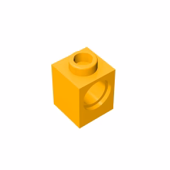 GOBRICKS GDS-622  Brick 1 x 1 with Hole - YWOBB