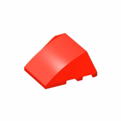 GOBRICKS GDS-762 Wedge 4 x 3 No Studs - YWOBB