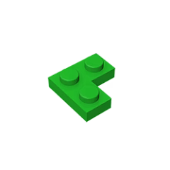 GOBRICKS GDS-585 Plate 2 x 2 Corner - YWOBB