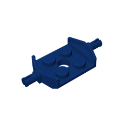 GOBRICKS GDS-1062 Modified 2 x 2 with Wheels Holder Wide and Hole - YWOBB