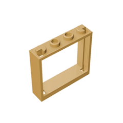 GOBRICKS GDS-780 Window 1 x 4 x 3 - No Shutter Tabs - YWOBB