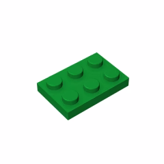 GOBRICKS GDS-510 Plate 2 x 3 - YWOBB
