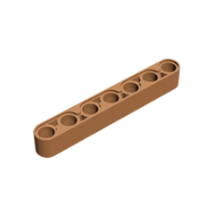 GOBRICKS GDS-665 Liftarm Thick 1 x 7 - YWOBB