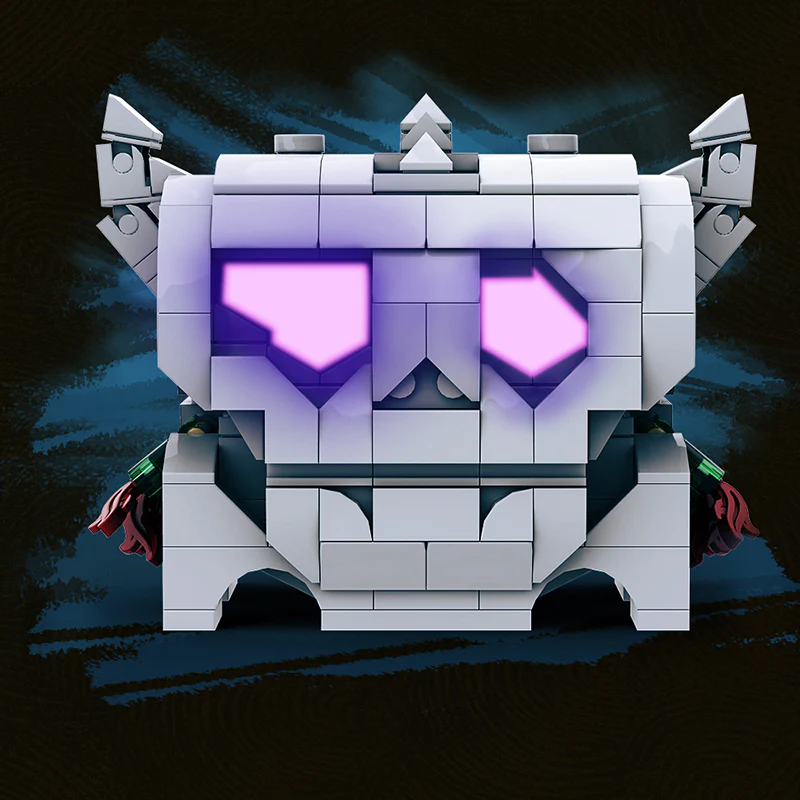GOBRICKS MOC A0813 Zelda Skull Box (Design) - YWOBB