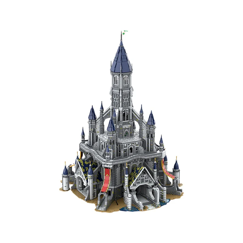 GOBRICKS MOC 161243 Hyrule Castle - The legend of Zelda tears of the Kingdom - YWOBB