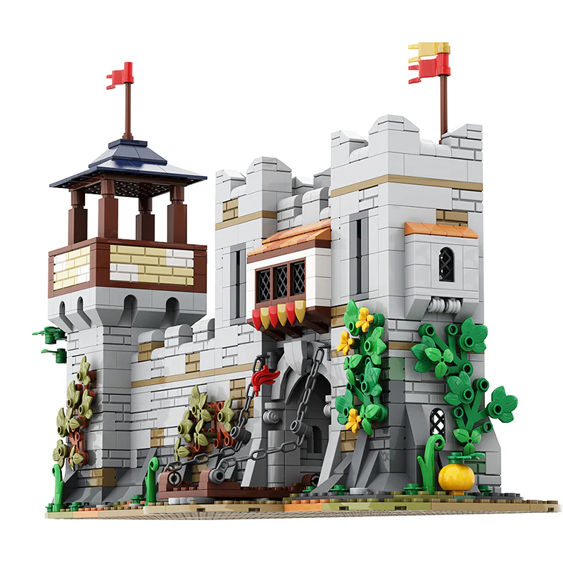 GOBRICKS MOC 137562 Small Lion Knights Castle - YWOBB