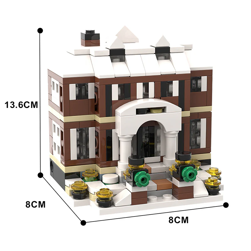 GOBRICKS MOC 125387 Mini 21330 Home Alone House - YWOBB