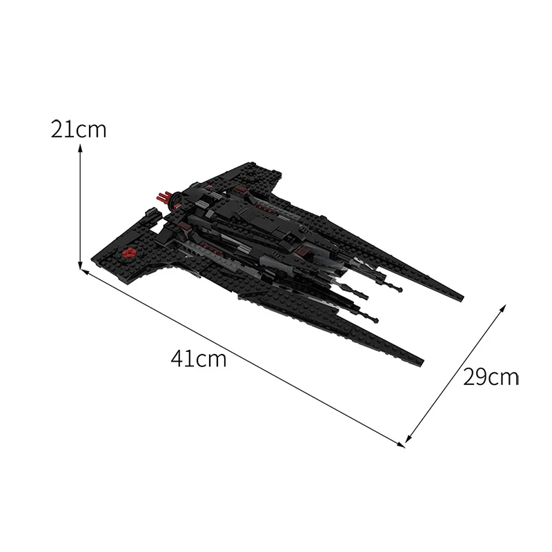 MOC 40680 Mandalorian Komrk Class Fighter - Knights Of Ren Edition - YWOBB