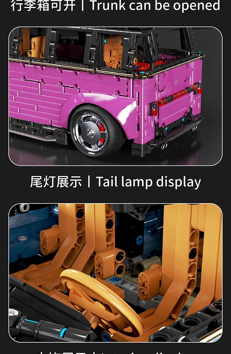 TGL T5022B 1:8 Volkswagen T2 Touring RV Camper - YWOBB