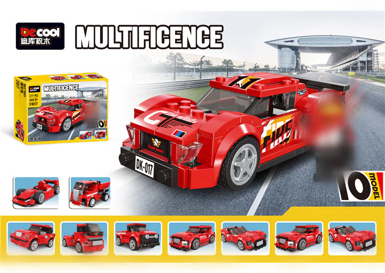 DECOOL 31017 Mini Racing Cars - YWOBB