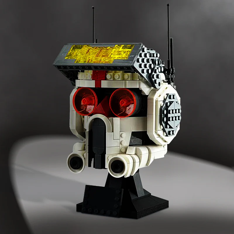 GOBRICKS MOC 142590 Bad Batch Helmet - TECH - YWOBB