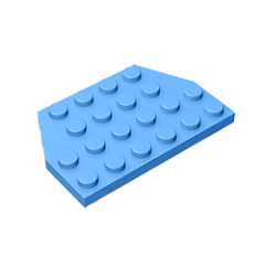 GOBRICKS GDS-704  Plate 4 x 6 Cut Corners - YWOBB