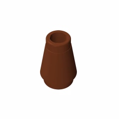 GOBRICKS GDS-606 Cone 1 x 1 without Top Groove - YWOBB