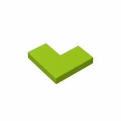 GOBRICKS GDS-567 Tile 2 x 2 Corner - YWOBB