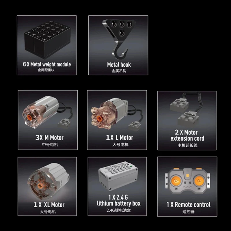 Mould King 17013  Grove GMK Crane - YWOBB