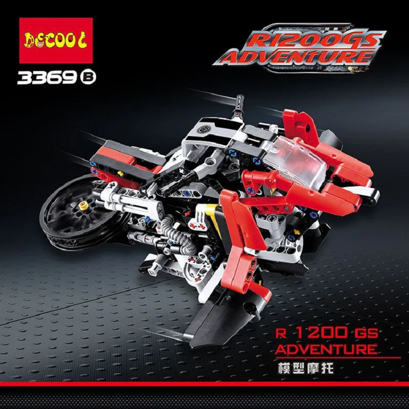 DECOOL 3369 A/B 2 In 1 The BAMW Off-road Motorcycles R1200 GS - YWOBB