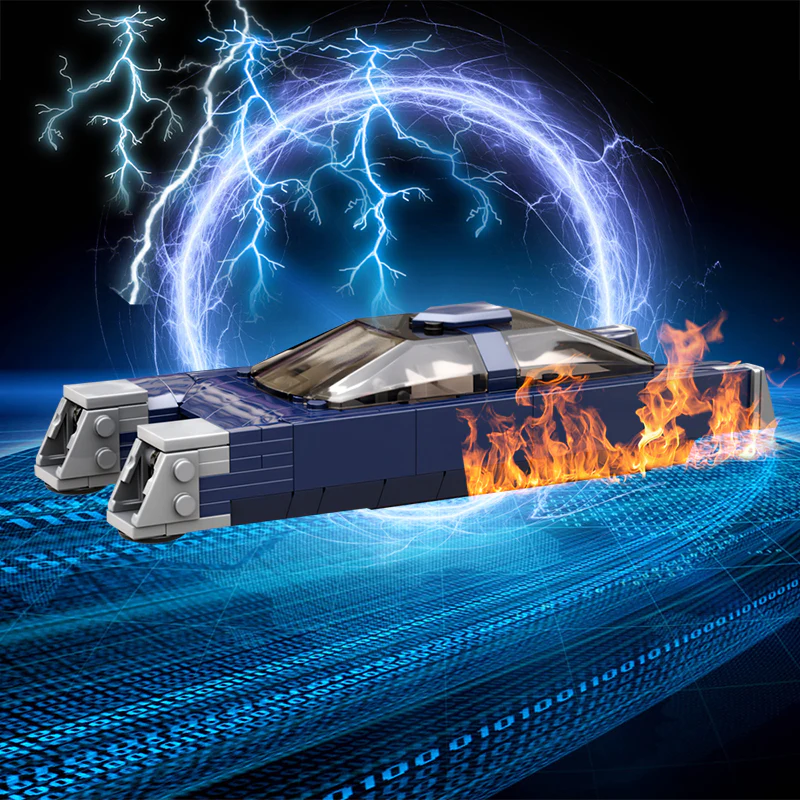 GOBRICKS MOC 122725 PiXEL-DANs CORUSCANT SPEEDER - YWOBB