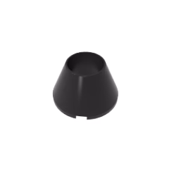 GOBRICKS GDS-M280 Cone 4 x 4 x 2 Hollow No Studs - YWOBB