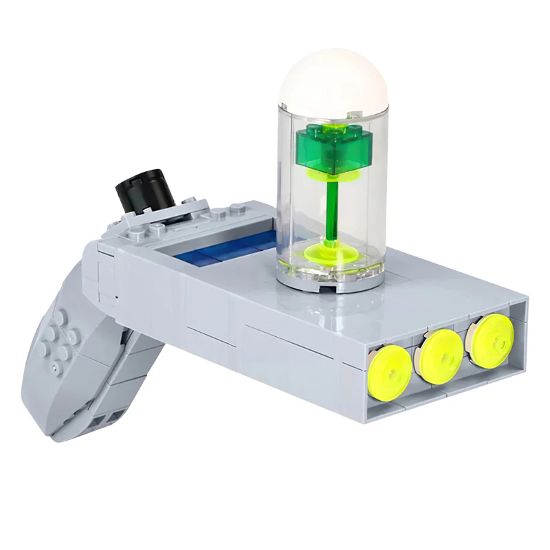 GOBRICKS MOC 19873 Rick & Morty Portal Gun - YWOBB