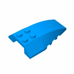 GOBRICKS GDS-898 Wedge 6 x 4 Triple Curved - YWOBB