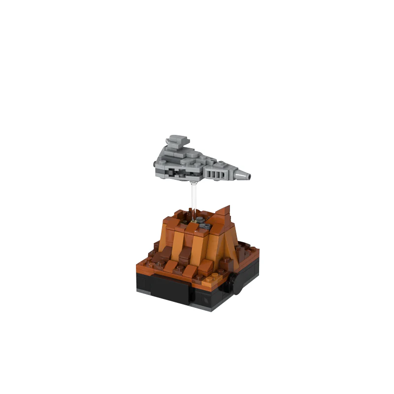 GOBRICKS MOC 149059 Ano Size JEDHA City Desktop Version : Rogue One - YWOBB