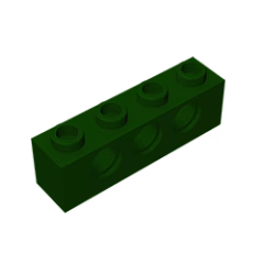 GOBRICKS GDS-625  Brick 1 x 4 with Holes - YWOBB