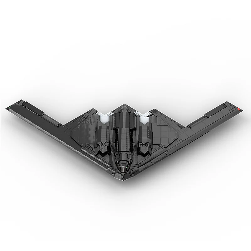 GOBRICKS MOC A0833 b-21 stealth bomber - YWOBB