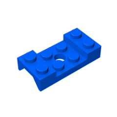 GOBRICKS GDS-1064 Mudguard 2 x 4 with Arch Studded with Hole - YWOBB