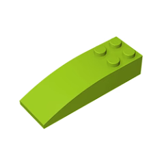 GOBRICKS GDS-753  Curved 6 x 2 - YWOBB