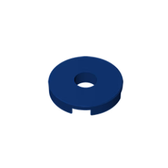 GOBRICKS GDS-965 Round 2 x 2 with Hole - YWOBB