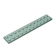 GOBRICKS GDS-515 Plate 2 x 12 - YWOBB