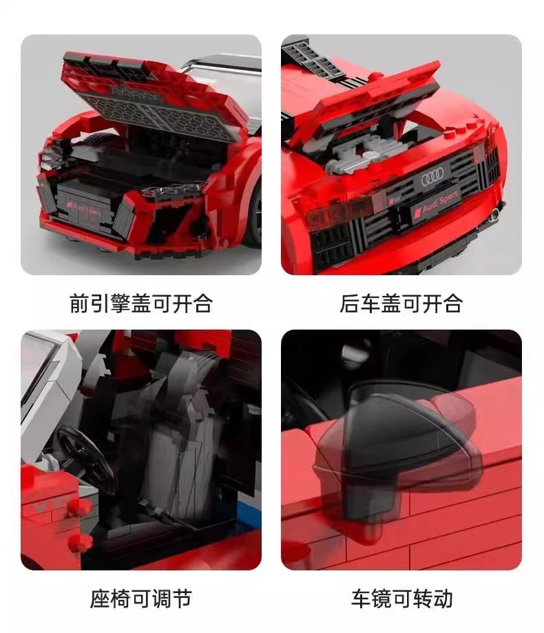 RASTAR 93800 Audi R8 Spyder - YWOBB