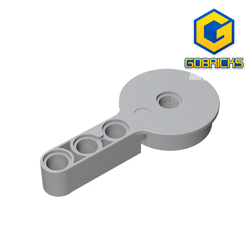 GOBRICKS GDS-995 Rotation Joint Disk with Pin and 3L Liftarm Thick - YWOBB