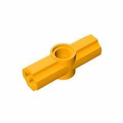 GOBRICKS GDS-917 Axle and Pin Connector Angled #2 - 180 degrees - YWOBB