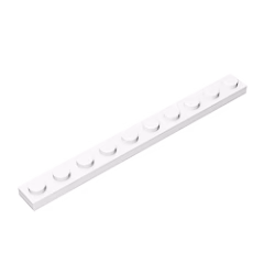 GOBRICKS GDS-507 Plate 1 x 10 - YWOBB