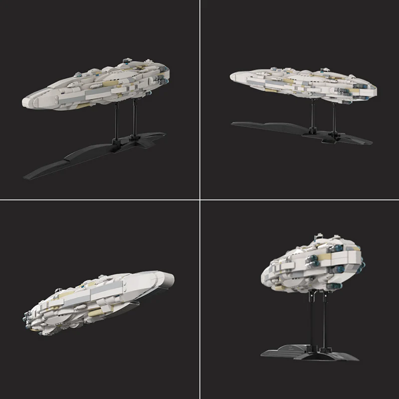 GOBRICKS MOC 138056 Medium size MC-80 Home one type Star cruiser Episode VI - YWOBB