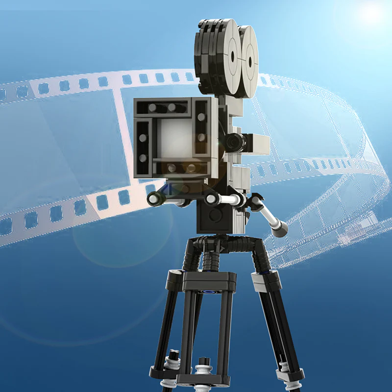 GOBRICKS MOC 135055 Ye Olde Movie Camera - YWOBB