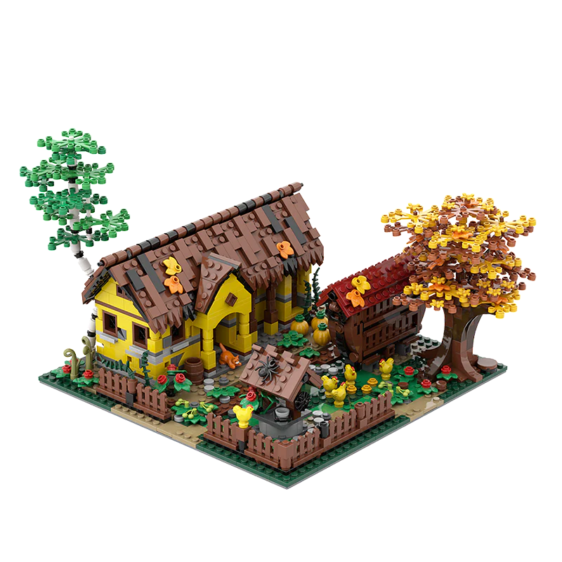 GOBRICKS MOC 130082 Old Country House - YWOBB